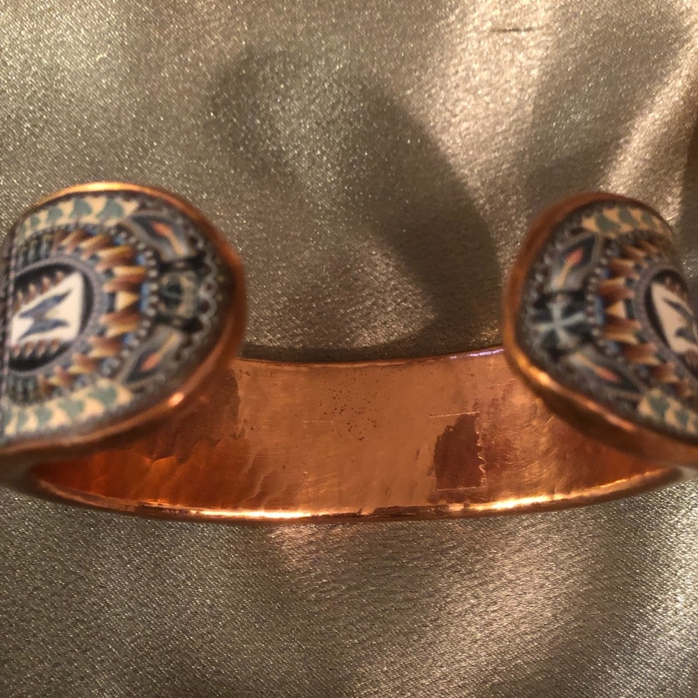 Bumblebee Copper Cuff - Picture 3 of 7